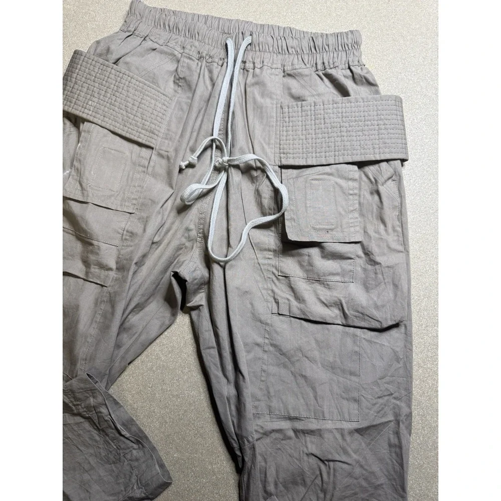 FOG Mnml Essentials Cargo Pants‎ Mens Medium Fear Of God Beige  Drawstring - Picture 2 of 6